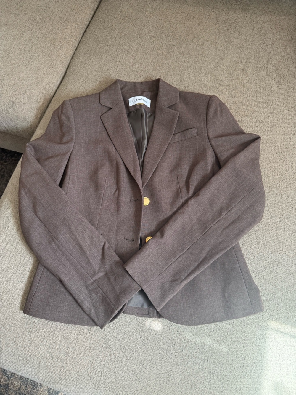 Calvin Klein Women’s Brown Blazer